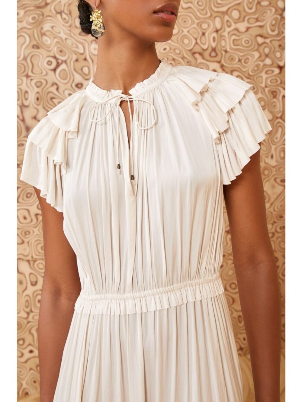 Ulla Johnson Blaire Midi Dress, Blanc , Cream, Size 8, NWT - Picture 15 of 15